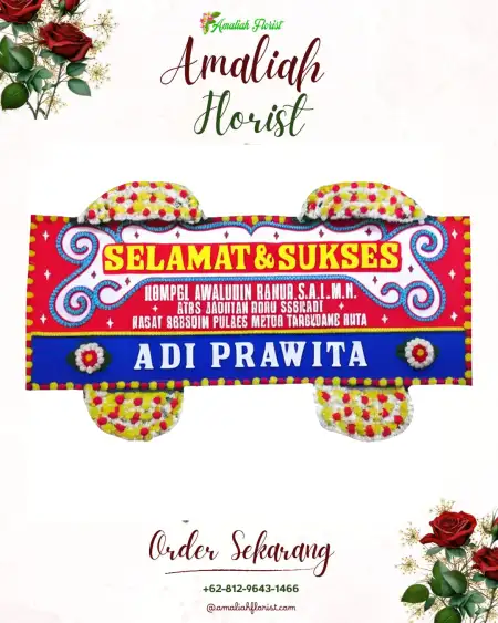 Papan Bunga Ucapan Selamat Sinunukan
